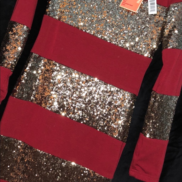 Gianni Bini Red /Gold Christmas Party dress! - Picture 2 of 3